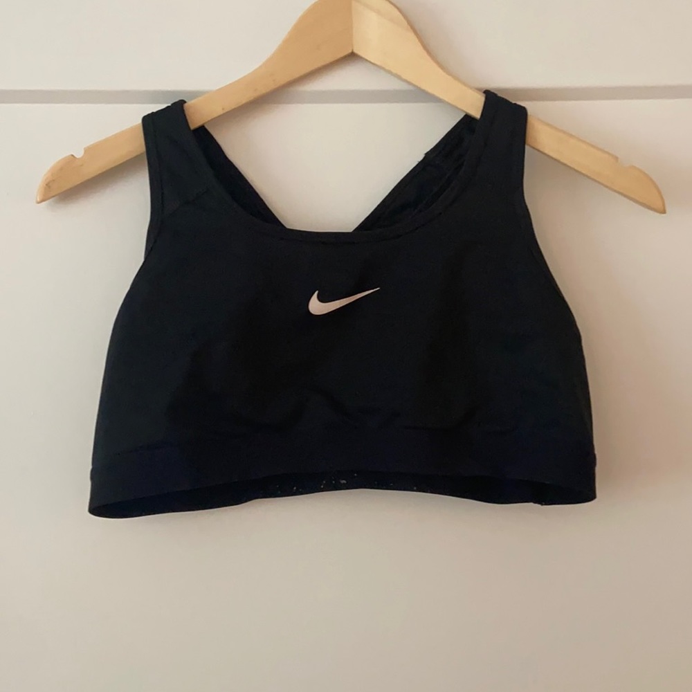 Nike Black Dri Fit Sports Bra Size L